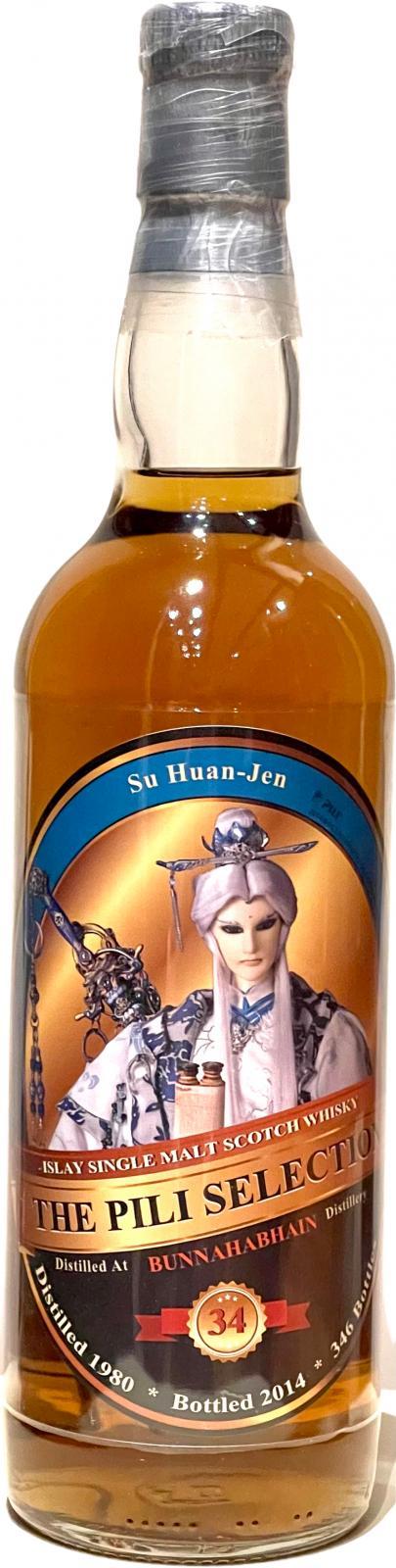 Bunnahabhain 1980 TWA The Pili Selection