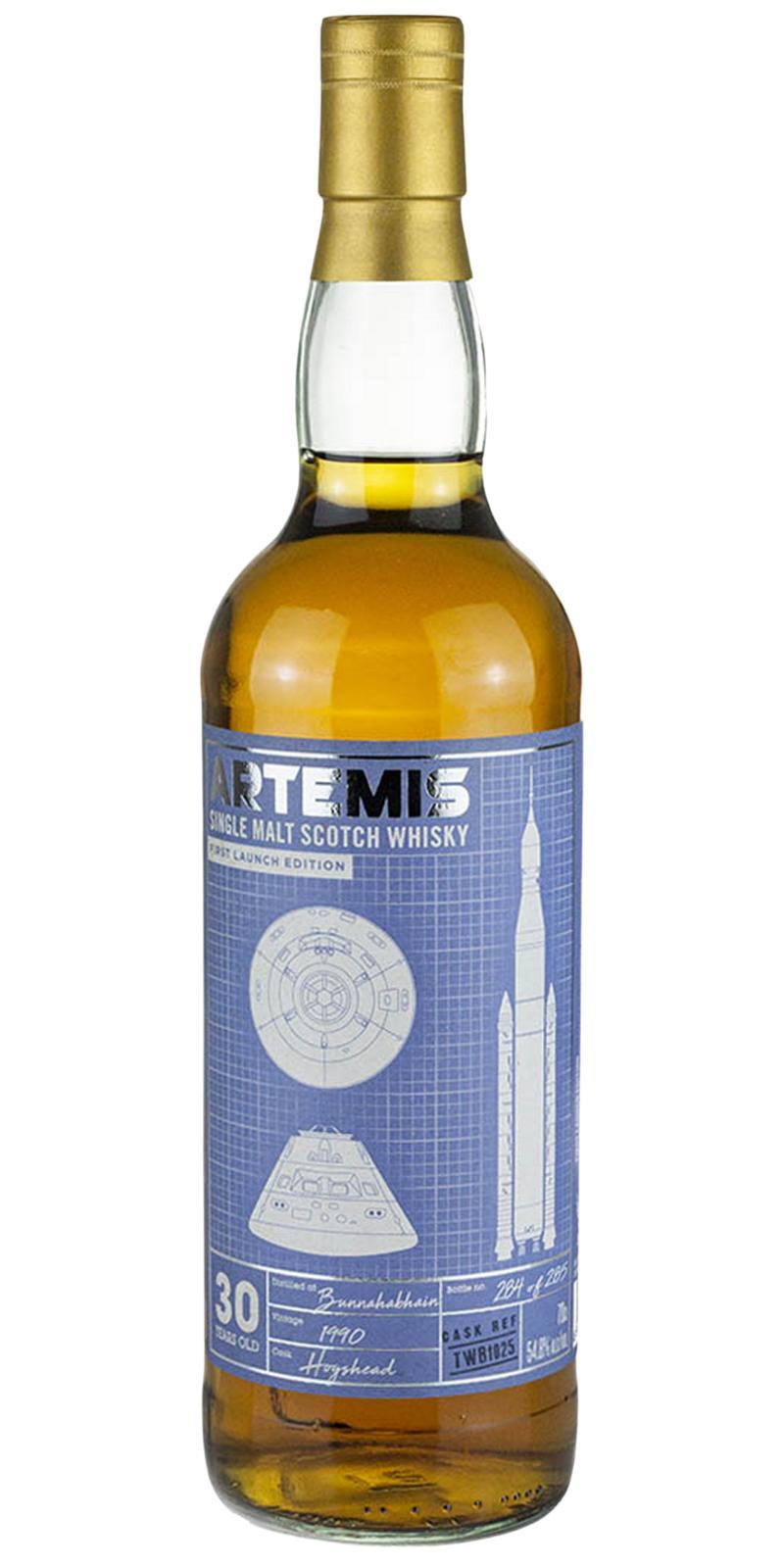 Bunnahabhain 1990 TWB ARTEMIS 1st Launch Edition