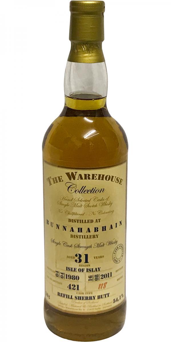 Bunnahabhain 1980 WW8 The Warehouse Collection