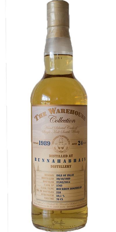 Bunnahabhain 1989 WW8 The Warehouse Collection