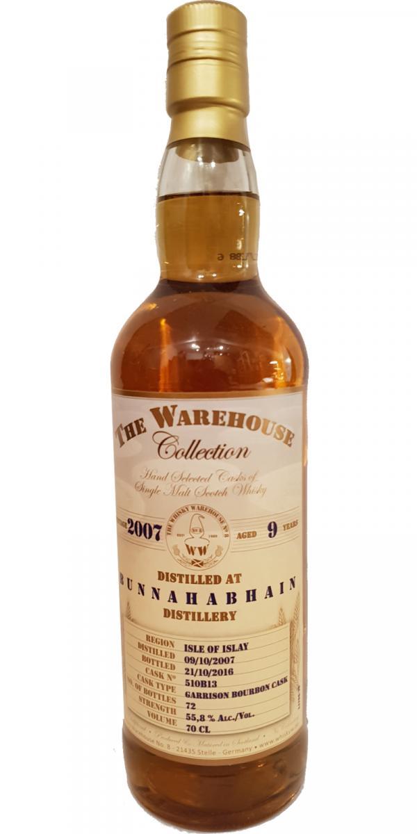 Bunnahabhain 2007 WW8 The Warehouse Collection