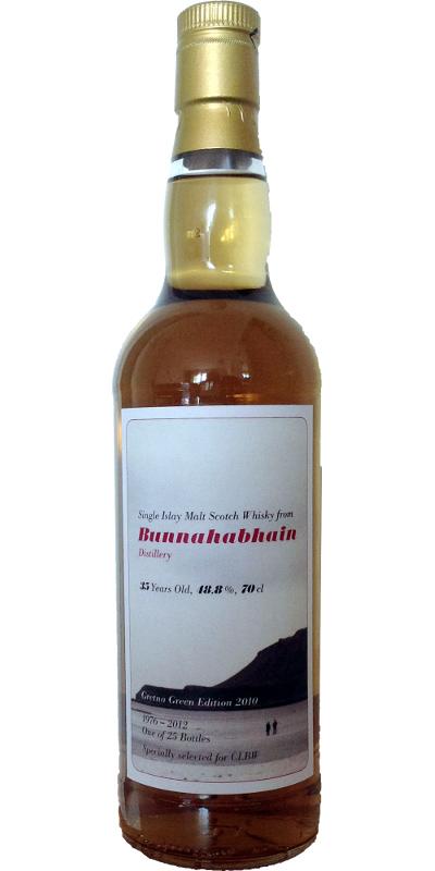Bunnahabhain 1976 UD Gretna Green Edition 2010