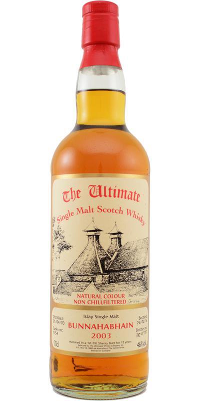 Bunnahabhain 2003 vW The Ultimate