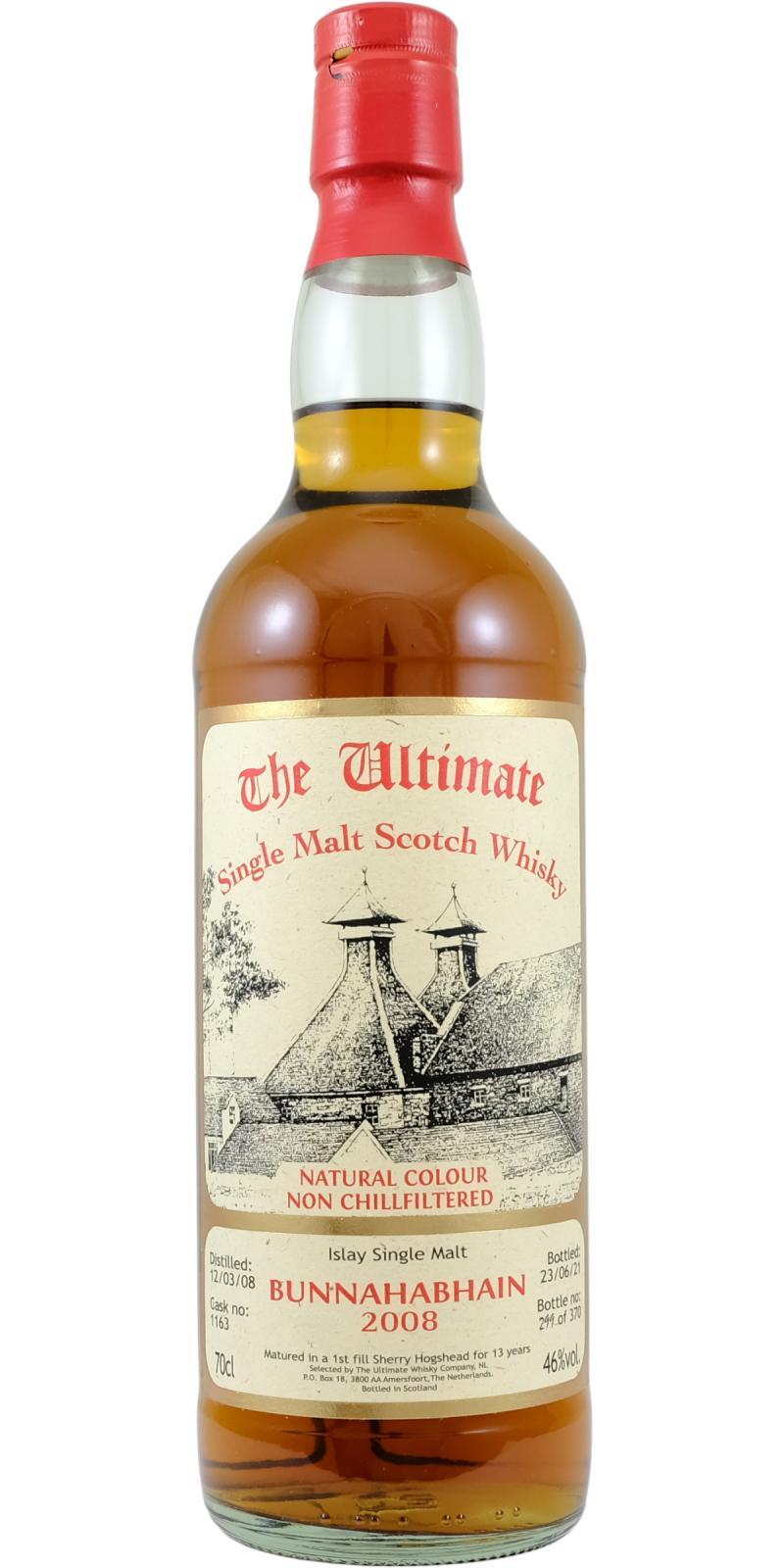 Bunnahabhain 2008 vW The Ultimate