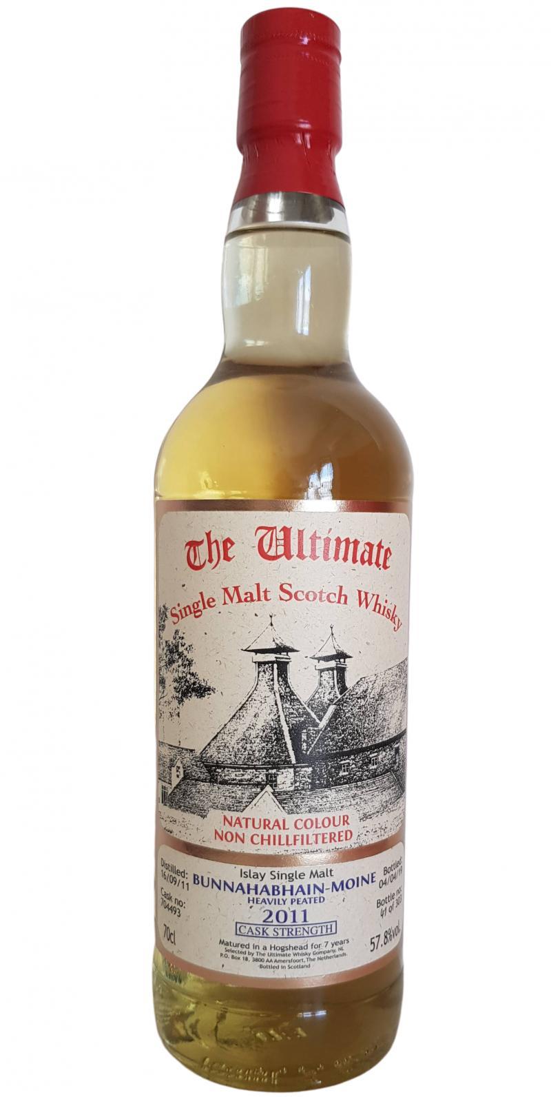 Bunnahabhain 2011 vW Moine The Ultimate - Cask Strength