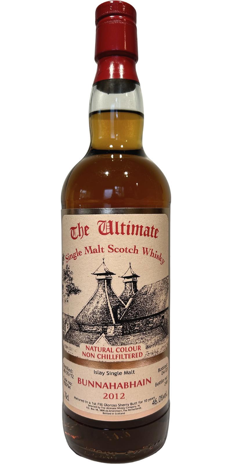 Bunnahabhain 2012 vW The Ultimate