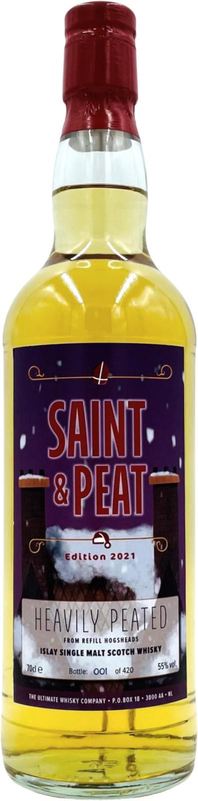 Saint & Peat Heavily Peated vW Islay Single Malt Scotch Whisky