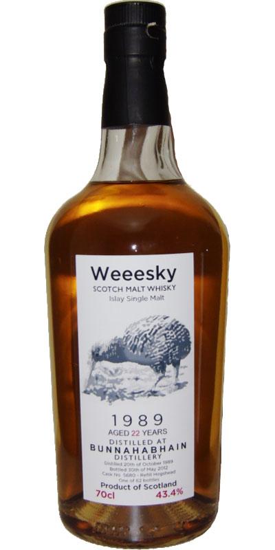 Bunnahabhain 1989 Weee