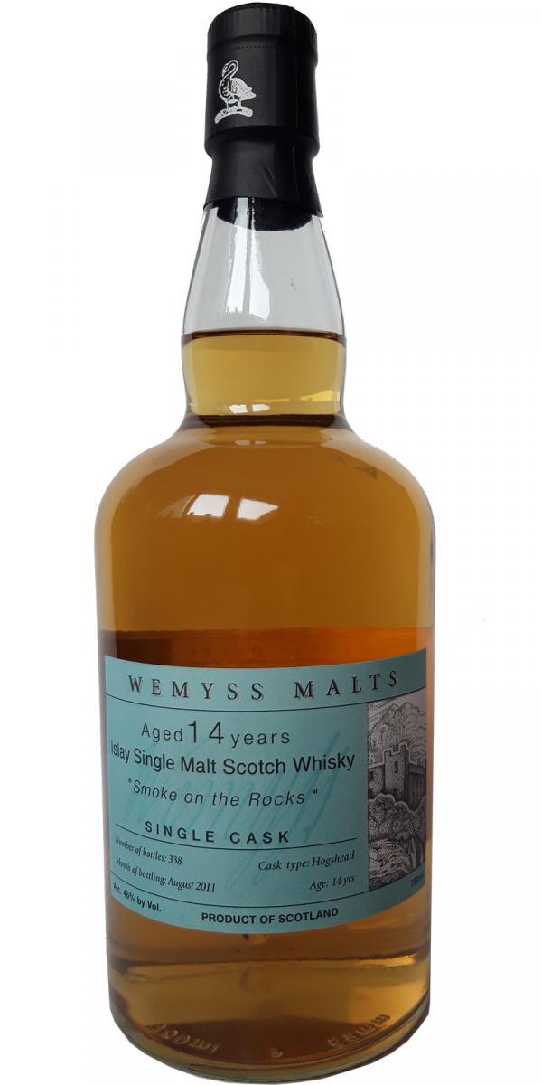 Bunnahabhain 14-year-old Wy Smoke on the Rocks