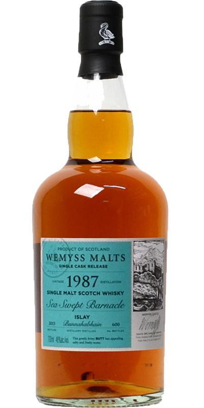 Bunnahabhain 1987 Wy Sea Swept Barnacle