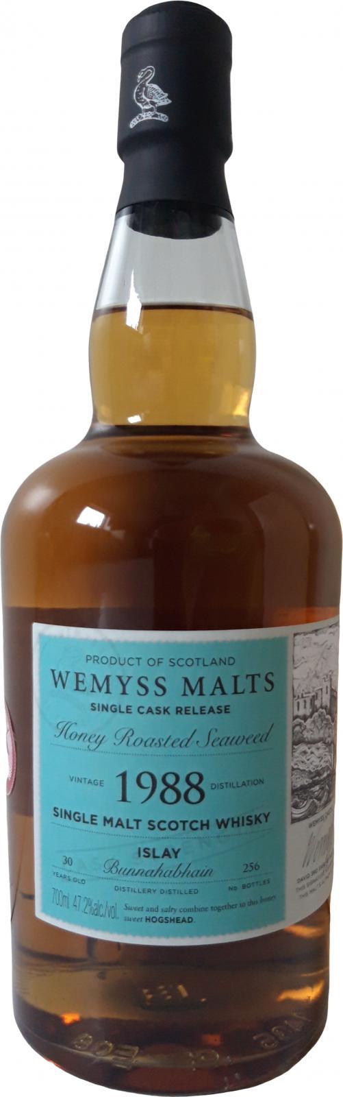 Bunnahabhain 1988 Wy Honey Roasted Seaweed