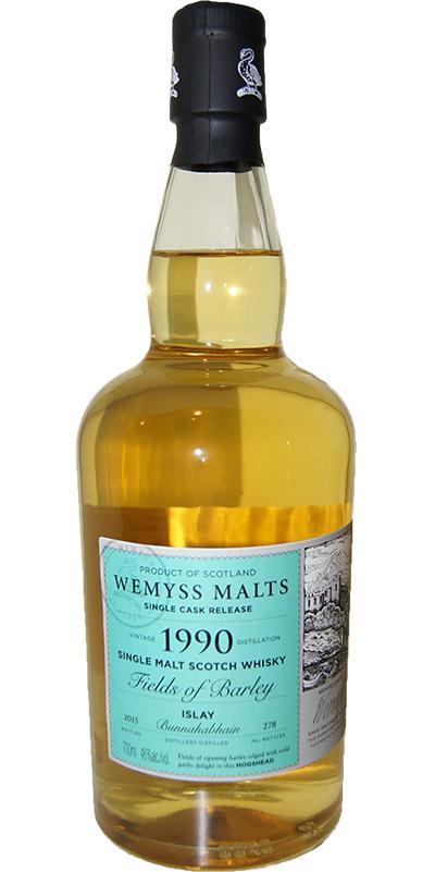 Bunnahabhain 1990 Wy Fields of Barley