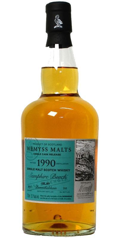 Bunnahabhain 1990 Wy Samphire Beach