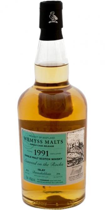 Bunnahabhain 1991 Wy Seaweed On The Rocks