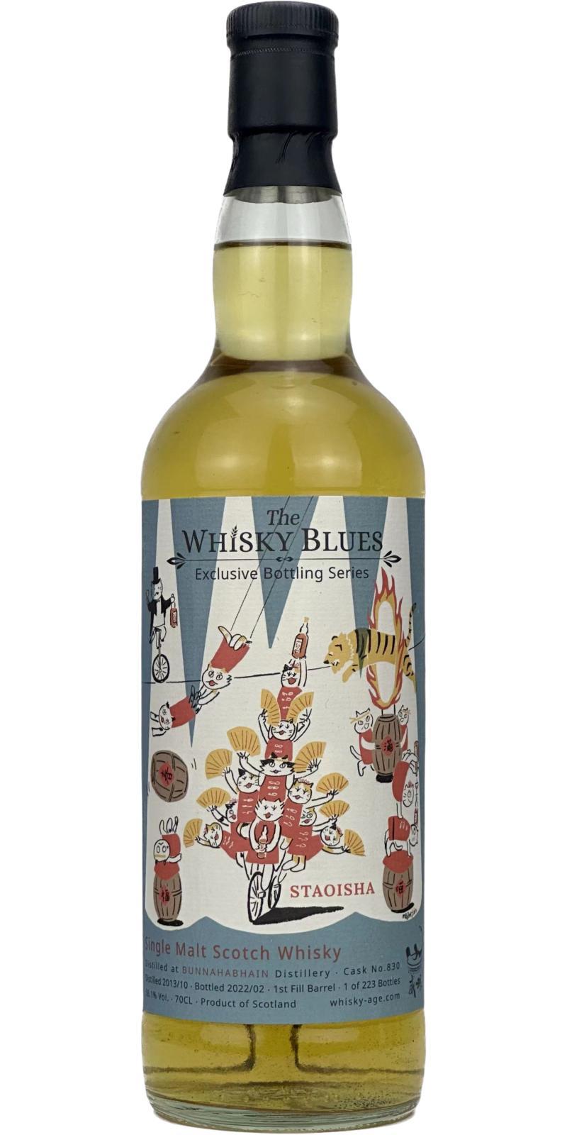 Bunnahabhain 2013 WAGE The Whisky Blues - Exclusive Bottling Series