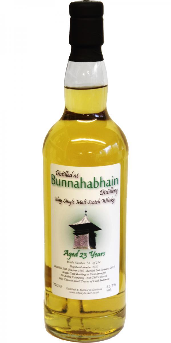 Bunnahabhain 1989 WhB