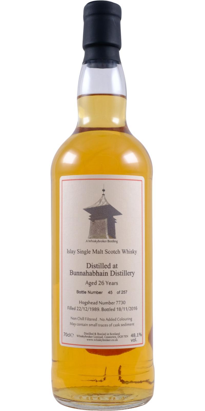 Bunnahabhain 1989 WhB