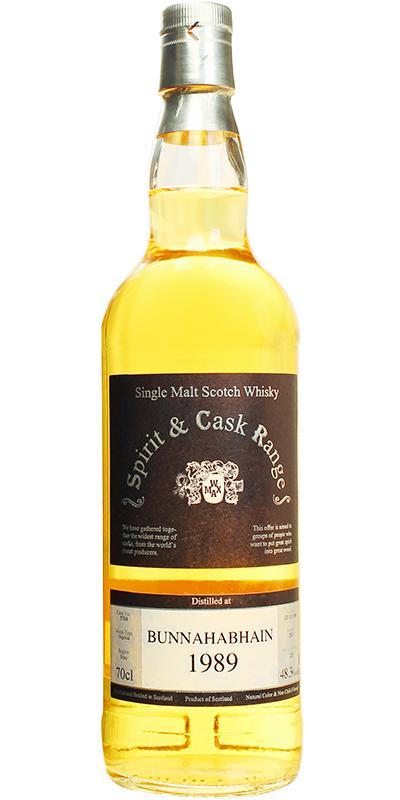 Bunnahabhain 1989 Wx Spirit & Cask Range