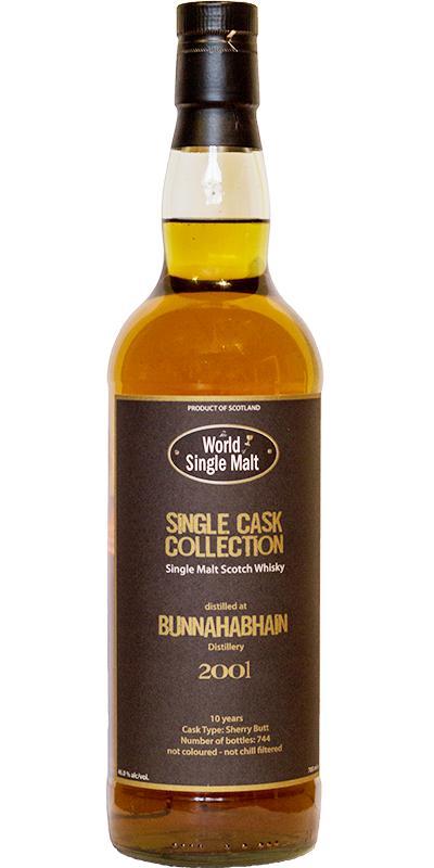 Bunnahabhain 2001 WSM Single Cask Collection