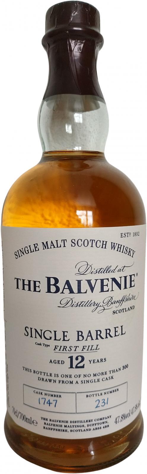 Balvenie 12-year-old Single Barrel