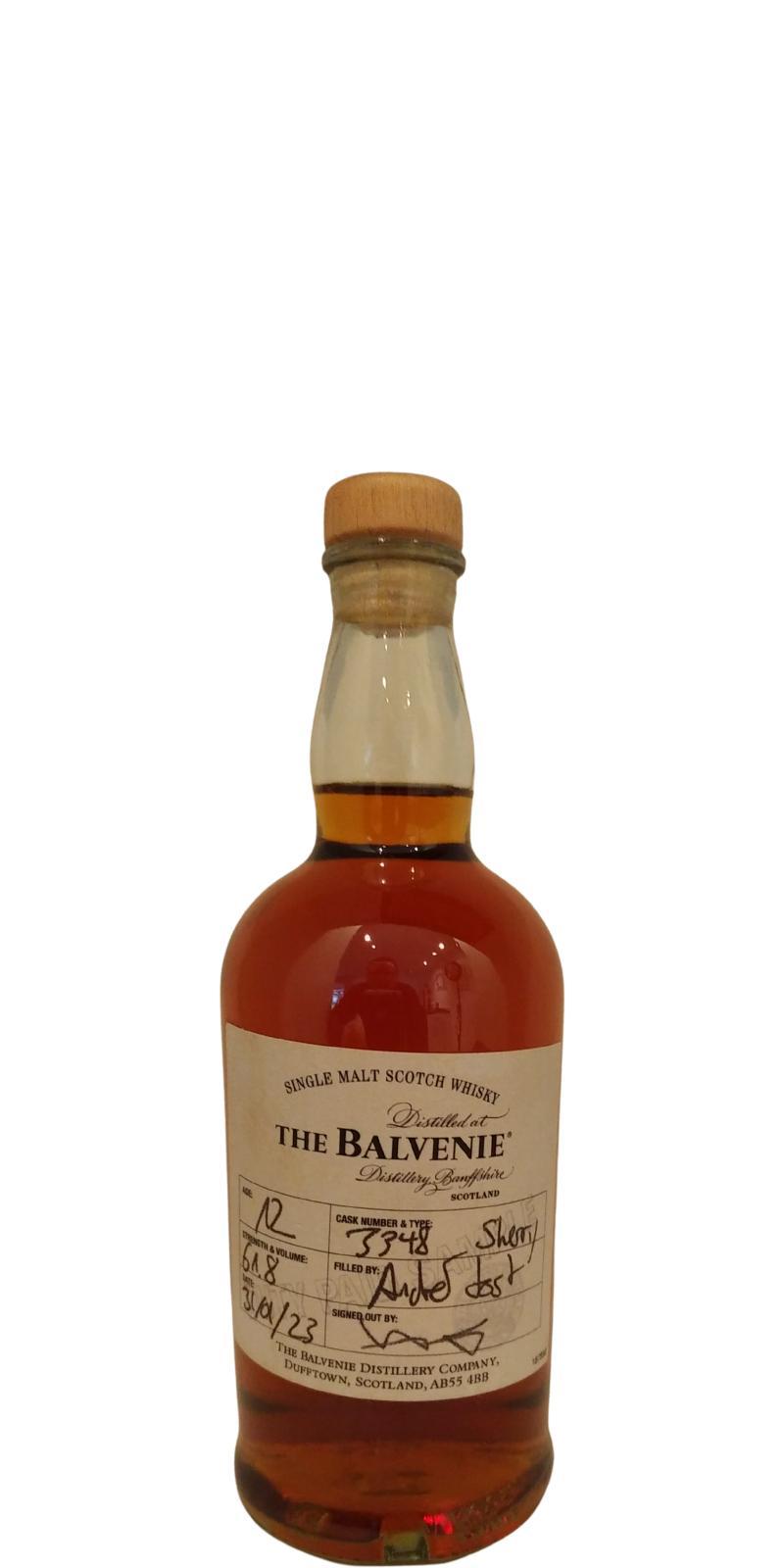 Balvenie 12-year-old Duty Paid Sample - Warehouse No. 24