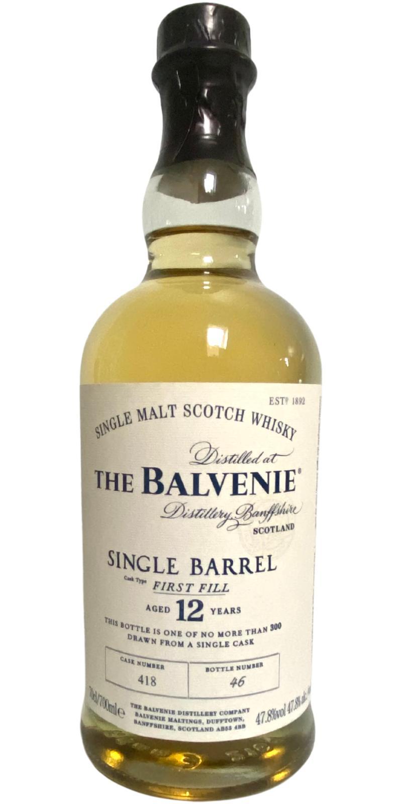 Balvenie 12-year-old Single Barrel