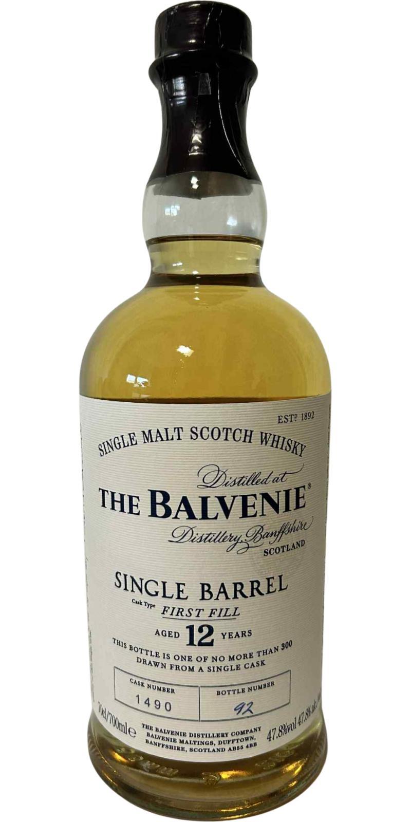 Balvenie 12-year-old Single Barrel