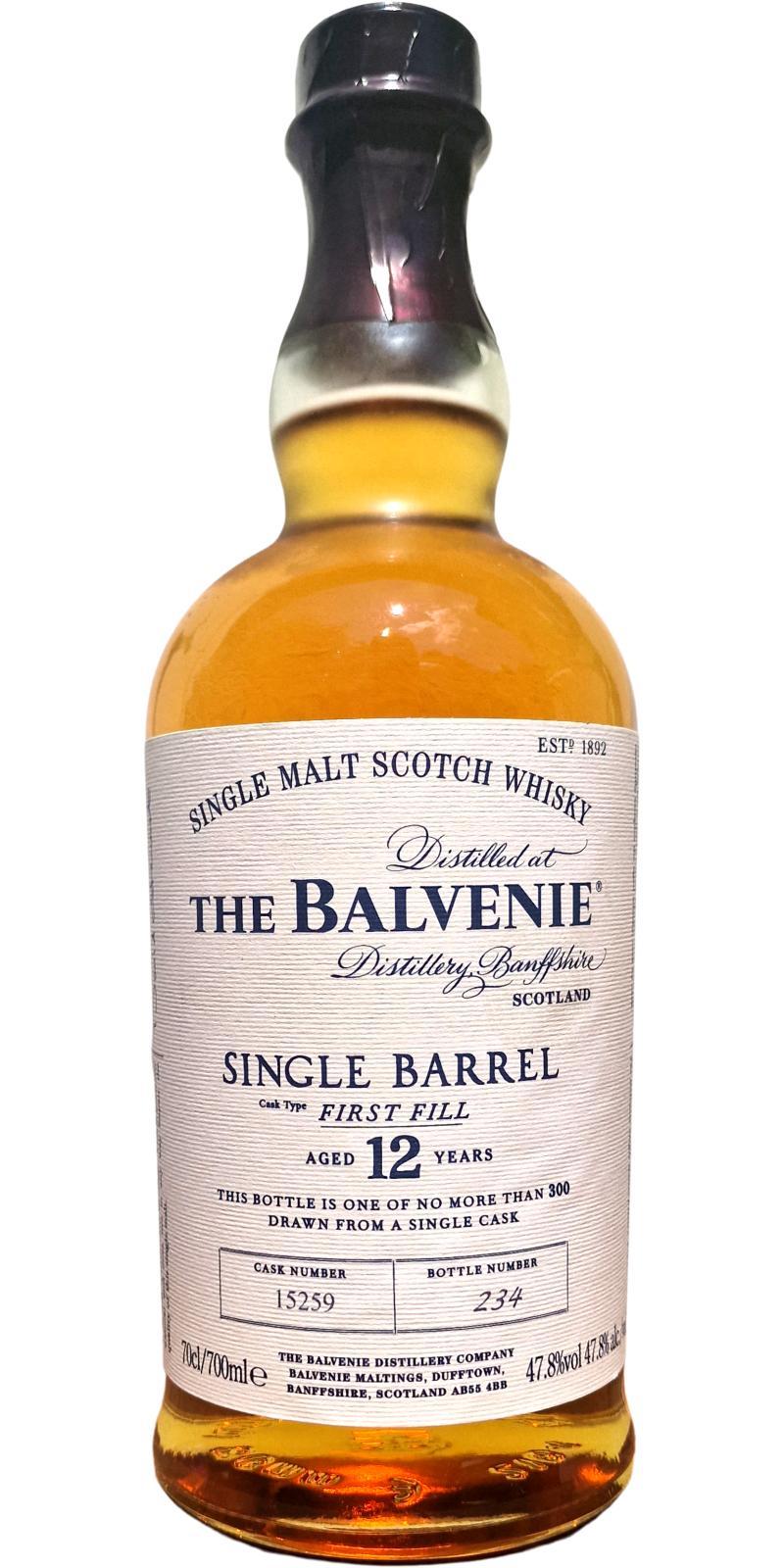 Balvenie 12-year-old Single Barrel