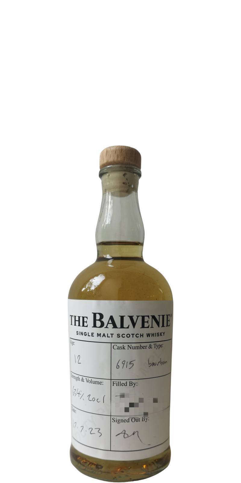 Balvenie 12-year-old Duty Paid Sample