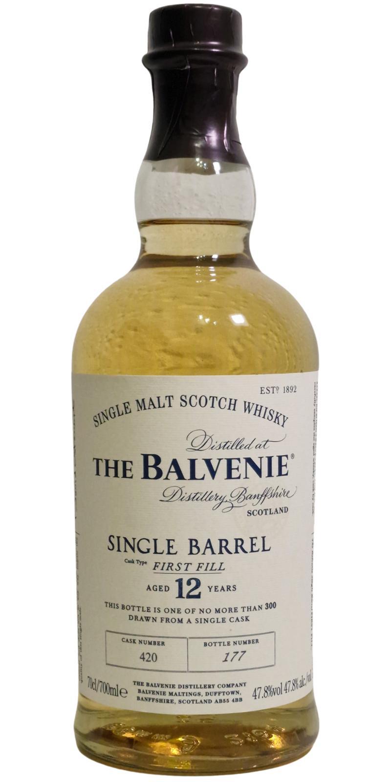 Balvenie 12-year-old Single Barrel