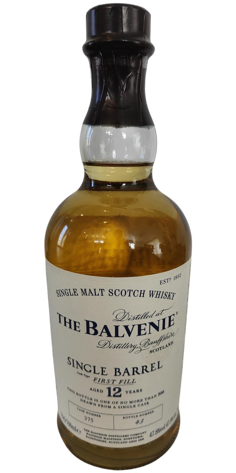 Balvenie 12-year-old Single Barrel
