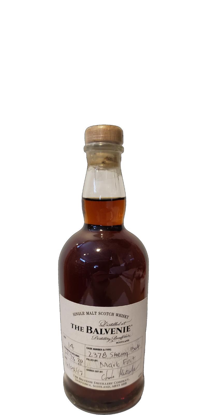 Balvenie 13-year-old Handfilled - Distillery only