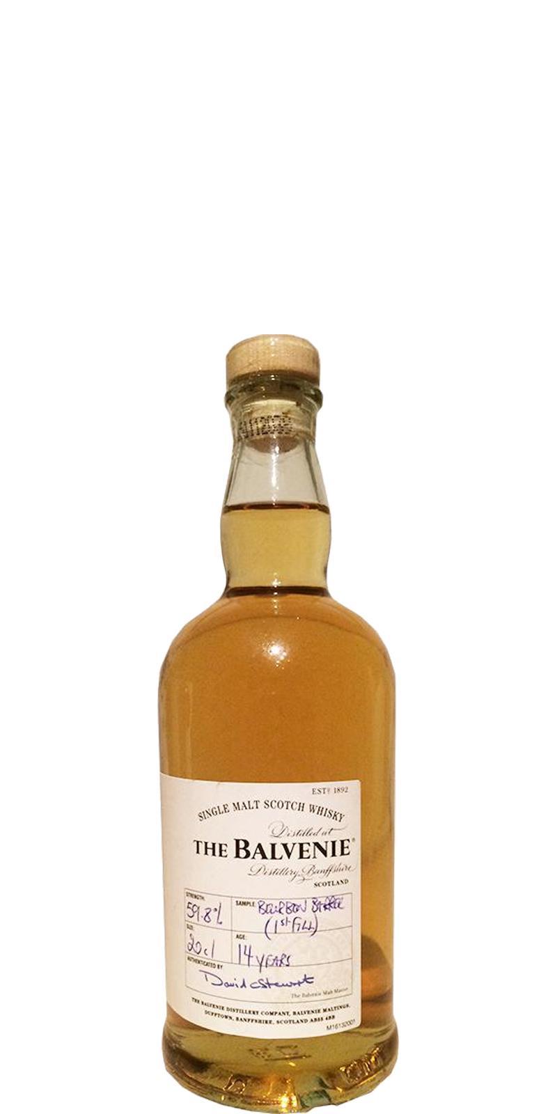 Balvenie 14-year-old Handfilled - Distillery only