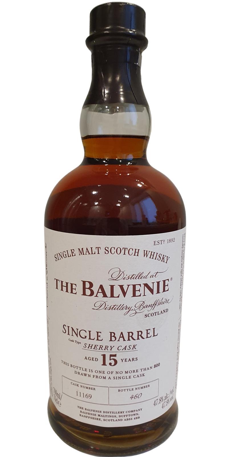 Balvenie 15-year-old Single Barrel - Sherry Cask