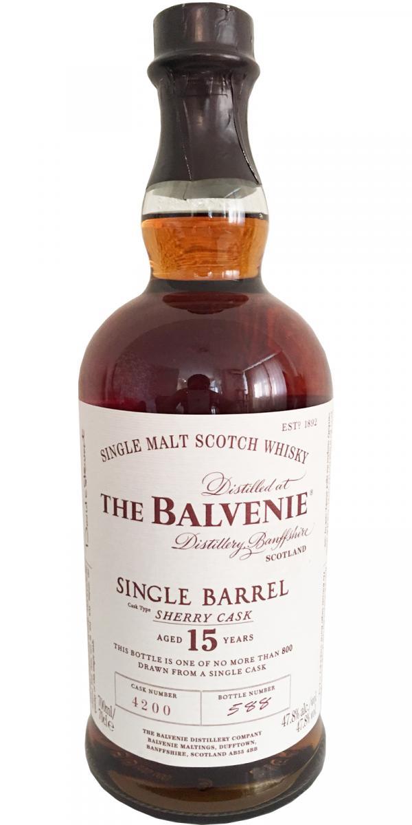 Balvenie 15-year-old Single Barrel - Sherry Cask