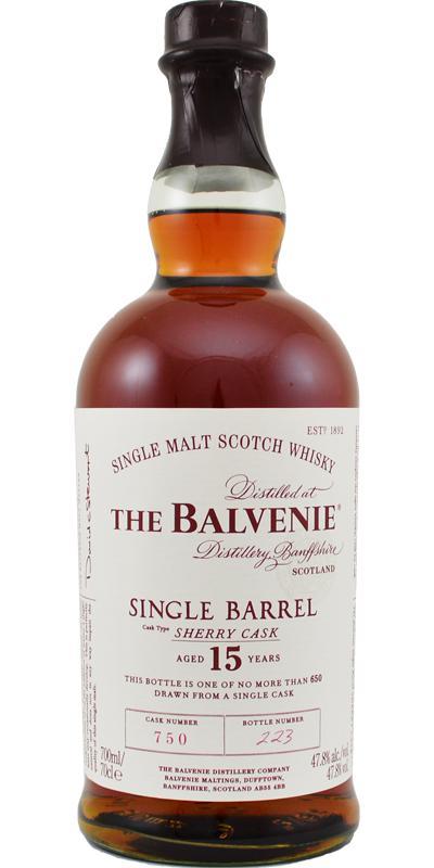 Balvenie 15-year-old Single Barrel - Sherry Cask