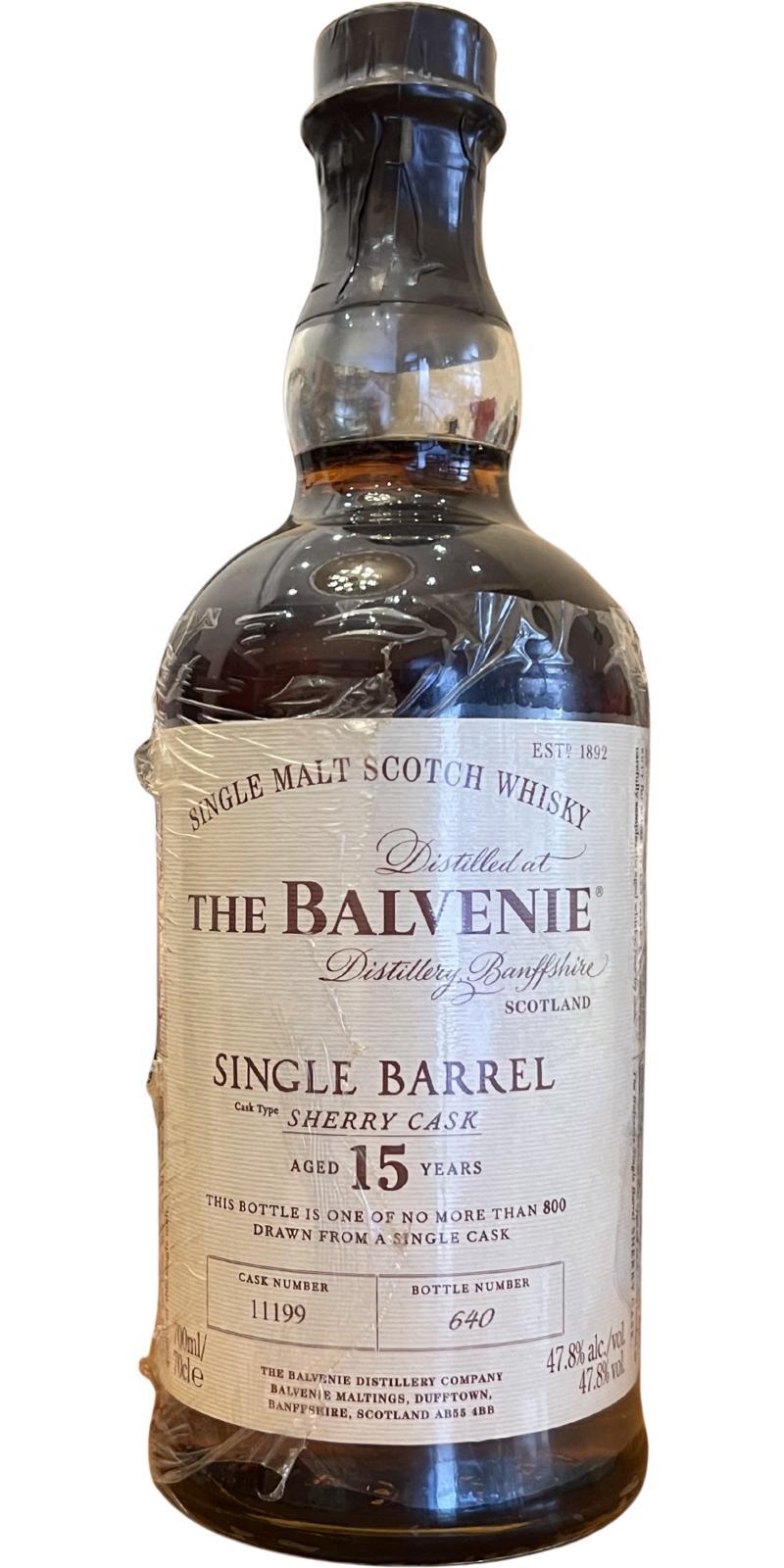 Balvenie 15-year-old Single Barrel-Sherry Cask