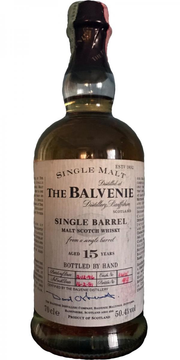 Balvenie 15-year-old Single Barrel