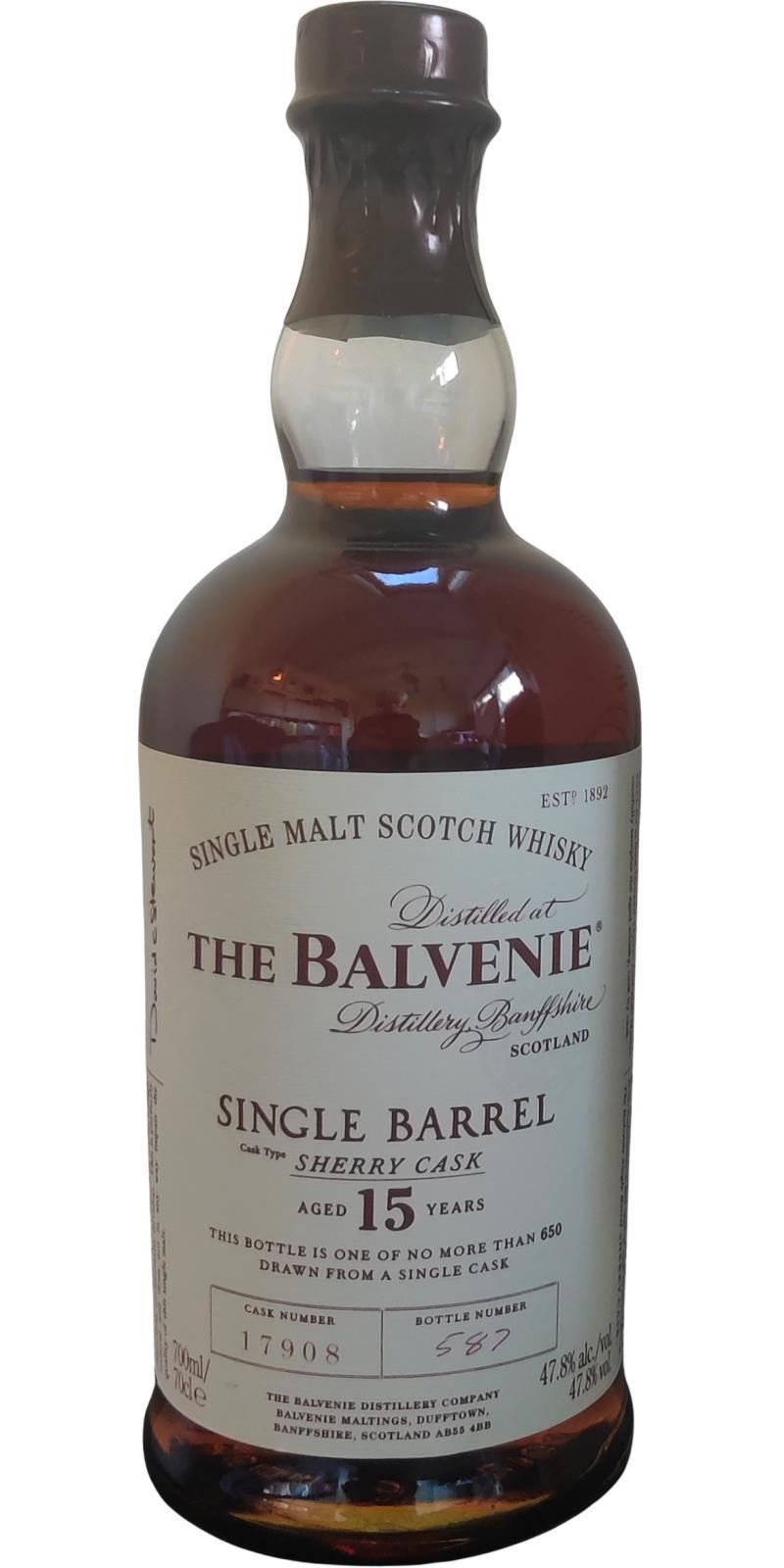 Balvenie 15-year-old Single Barrel - Sherry Cask