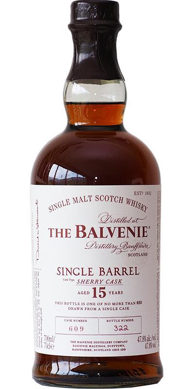 Balvenie 15-year-old Single Barrel - Sherry Cask