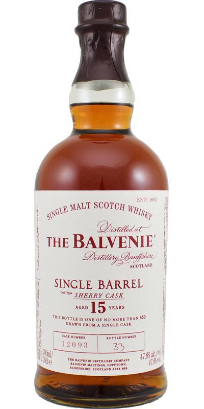 Balvenie 15-year-old Single Barrel - Sherry Cask