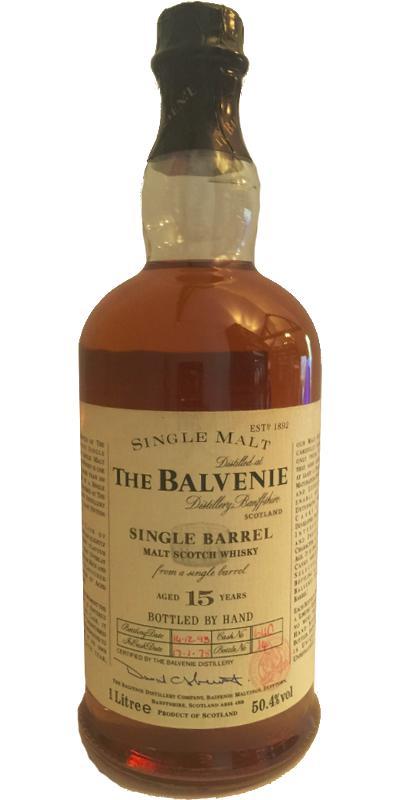 Balvenie 15-year-old Single Barrel