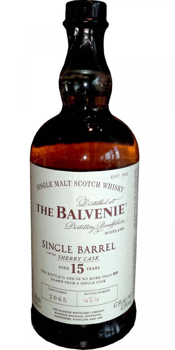 Balvenie 15-year-old Single Barrel - Sherry Cask