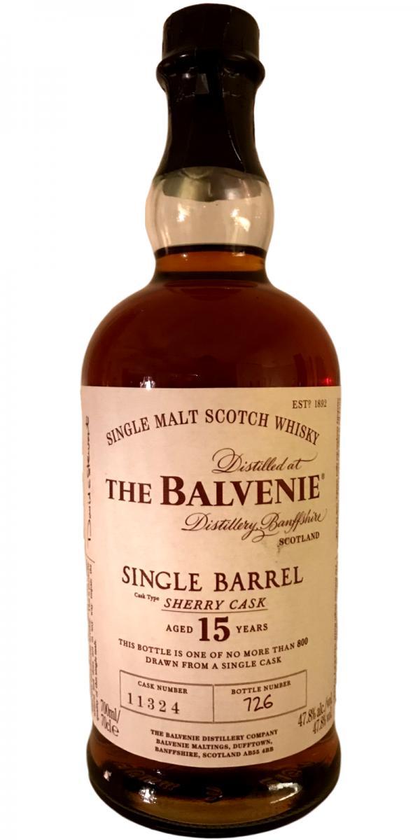 Balvenie 15-year-old Single Barrel - Sherry Cask
