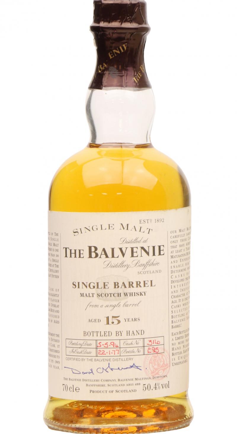 Balvenie 15-year-old Single Barrel