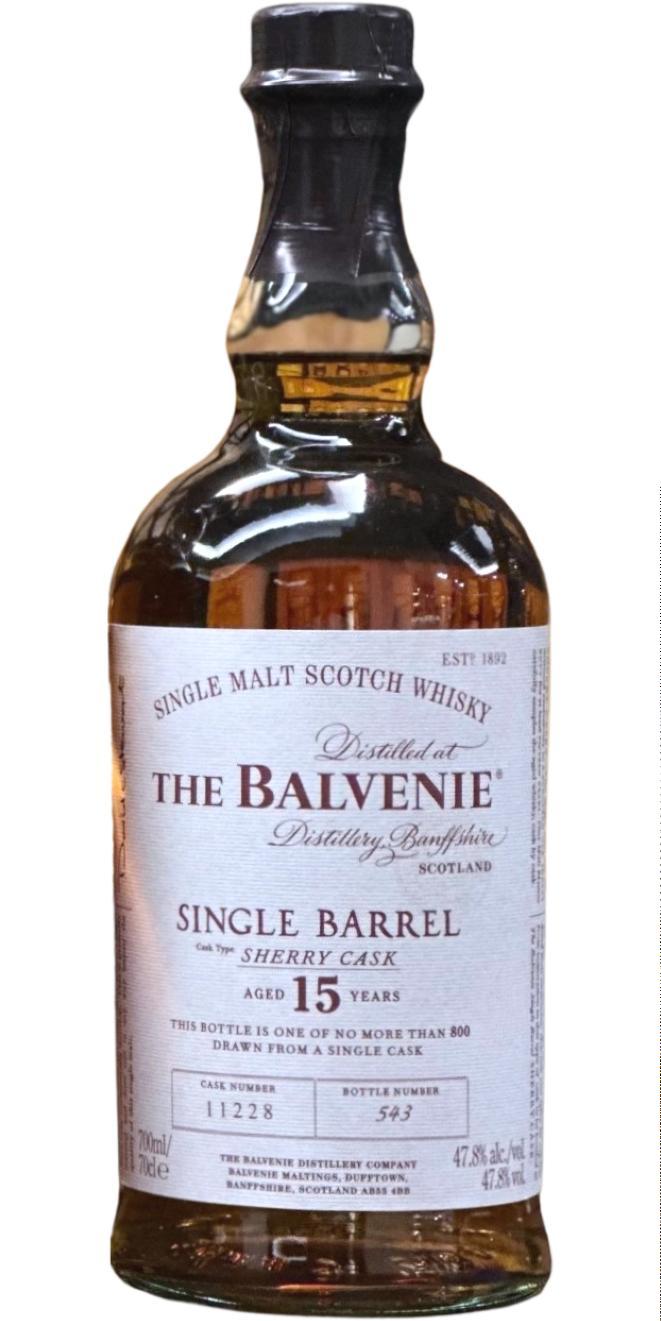 Balvenie 15-year-old Single Barrel - Sherry Cask