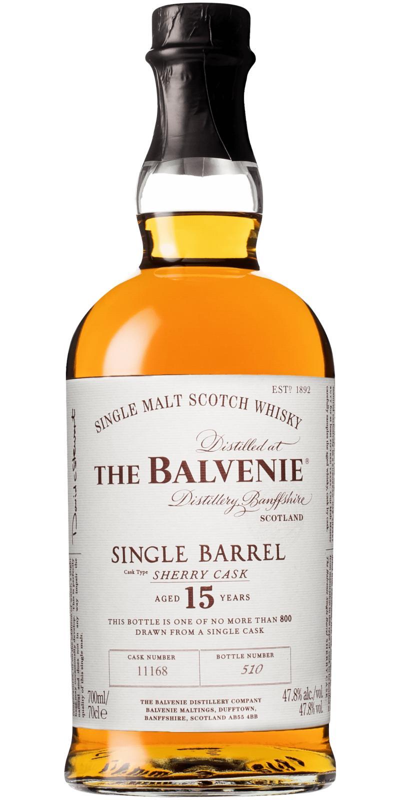 Balvenie 15-year-old Single Barrel - Sherry Cask