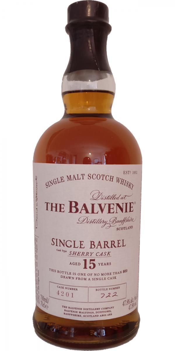 Balvenie 15-year-old Single Barrel - Sherry Cask