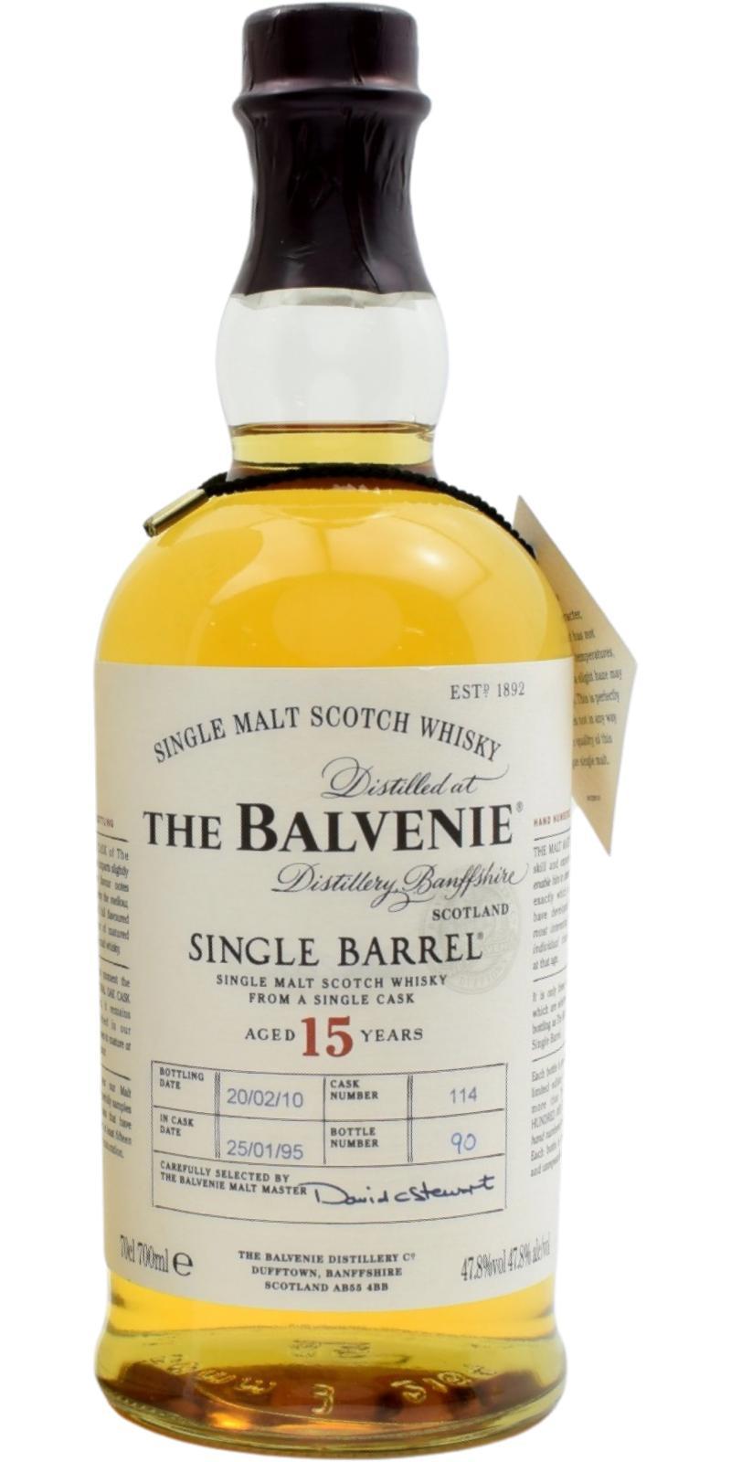Balvenie 15-year-old Single Barrel