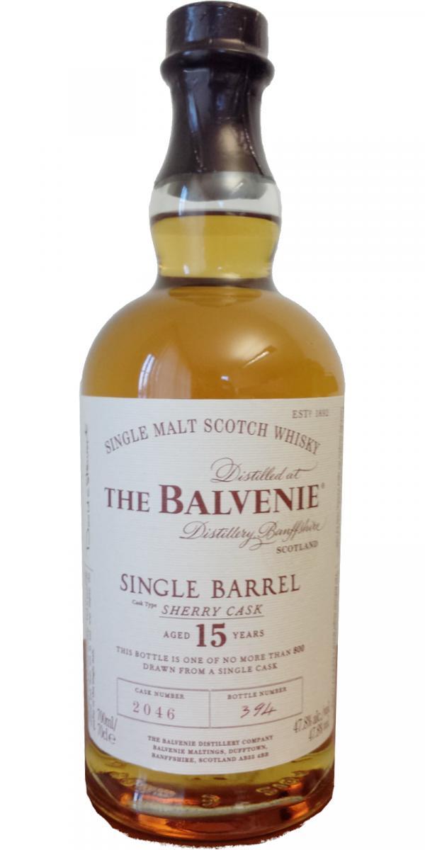 Balvenie 15-year-old Single Barrel - Sherry Cask